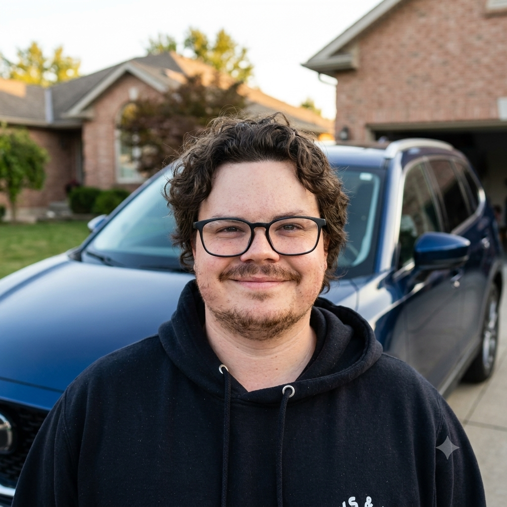 Oren, MyRide curator, studio portrait