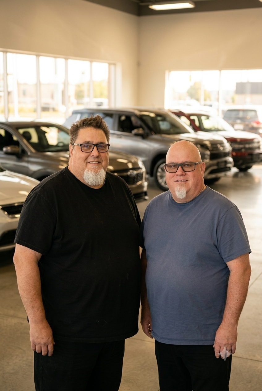 Derek and Cam, the MyRide owners